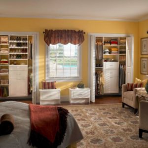 Double Bifold Doors in Bedroom Closet