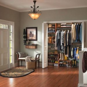 Bi-Fold Doors in Entry Way Of Home Remodel