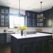 Black Kitchen Cabinets