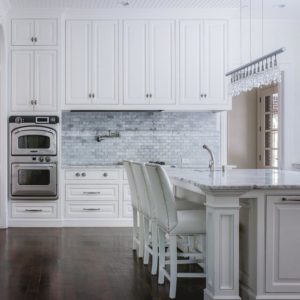 Ceiling Height White Kitchen Cabinets