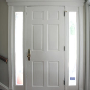 Trim On Front Entry Door