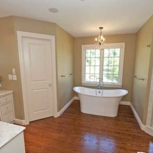 White Interior 2 Panel Door Iowa Remodeling